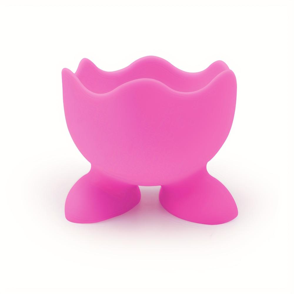 Силиконовый овальный держатель для подушечек, подставка для хранения спонжей для макияжа в форме яйца, не содержит формальдегида, легкий, с необработанной поверхностью, без установки