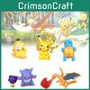 Charming Pokmon Pvc Figure Set Featuring Pikachu Squirtle Psyduck 10cm Anime Models