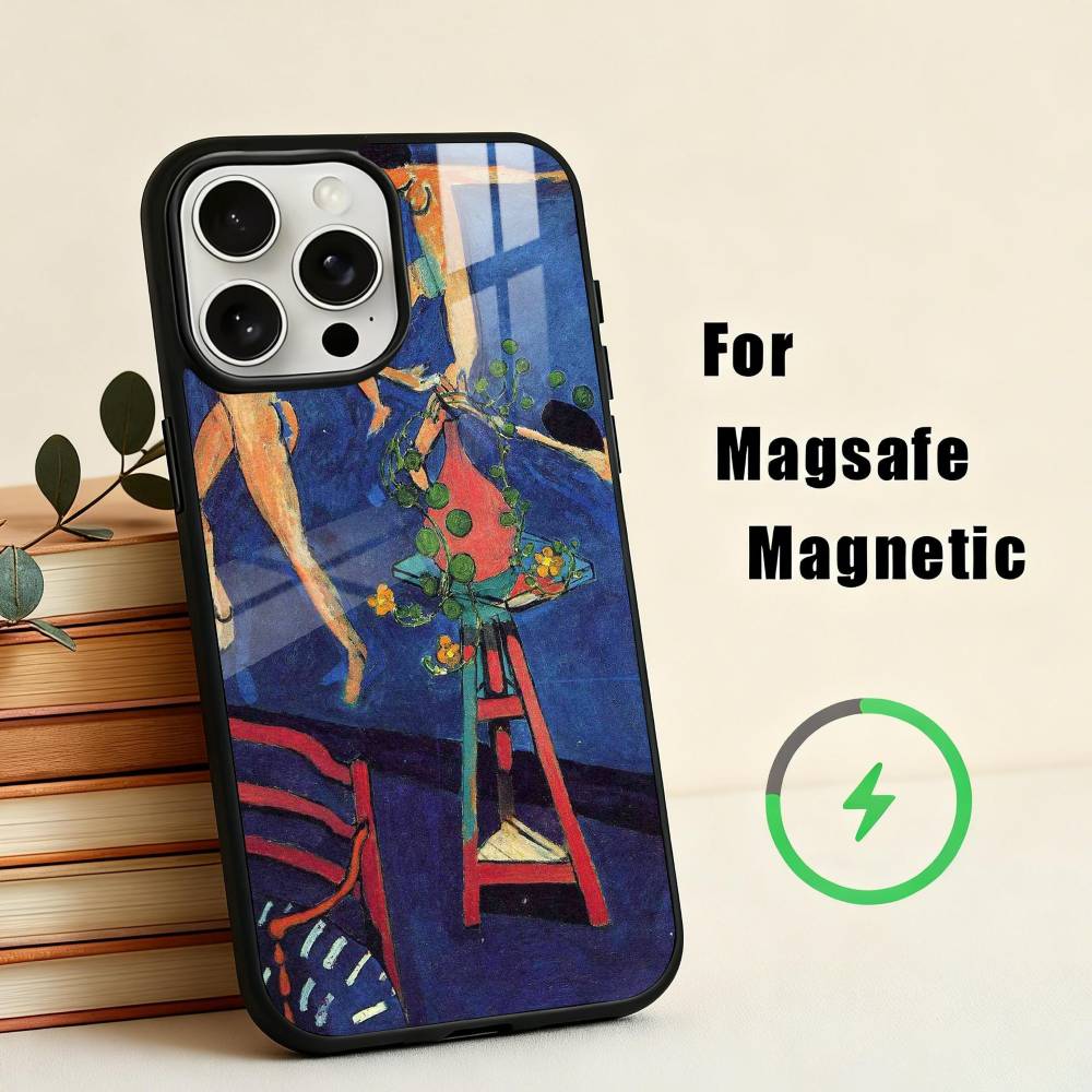 H-Henri M-Matisse Art PaI Phone Case For iPhone17,16,15,14,13,12,11 Plus,For Magnetic Wireless Charge Cover