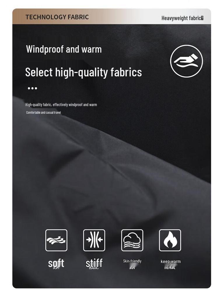 NASA MARVEL Men's Thickened Padded Winter Jacket