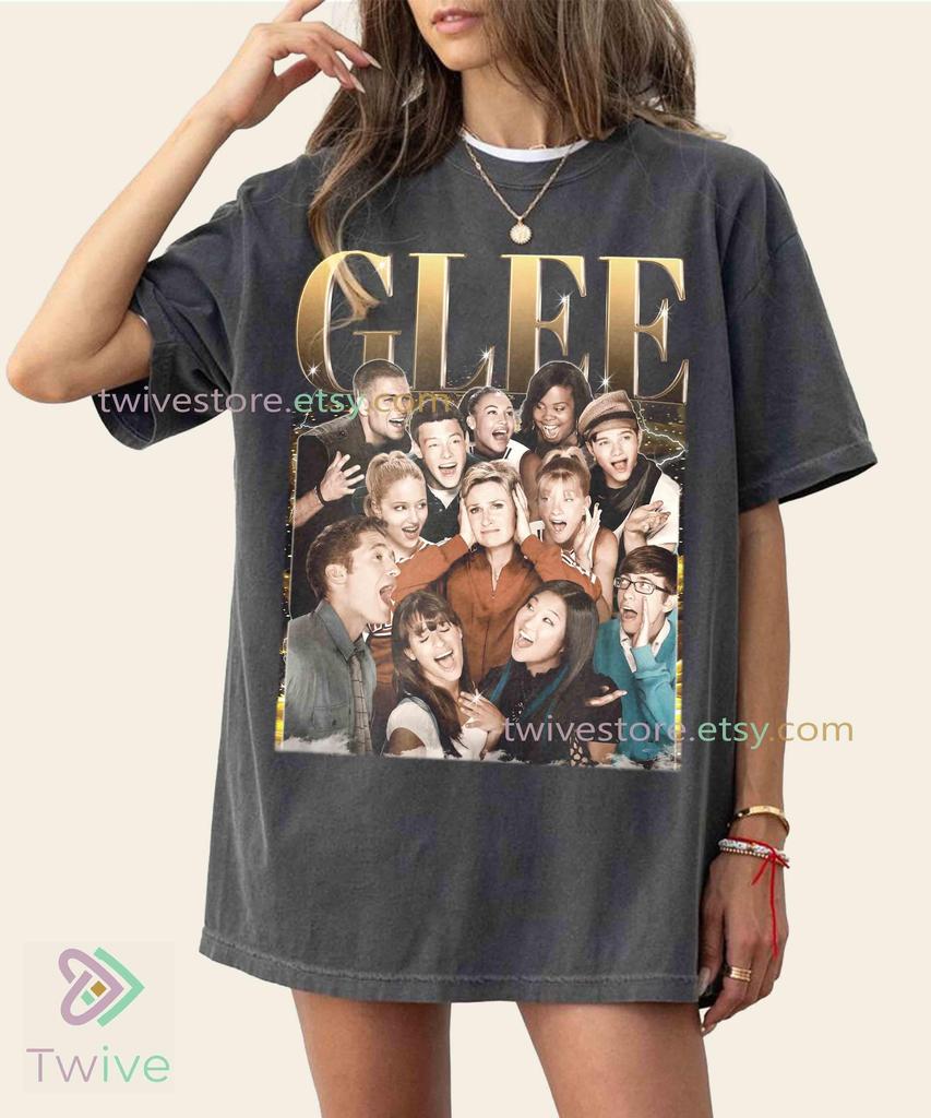 Retro Glee Cast T-Shirt, Music TV Show Merchandise
