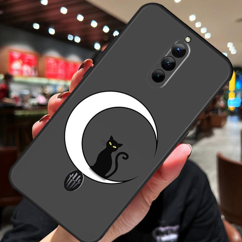 Чехол-книжка 'Кошка ведьмы и луна' для ZTE Nubia Red Magic 11 10 8 9 8S 9S 10S Pro Plus 10 Air 5G 6R 6 7 6S 7S Pro
