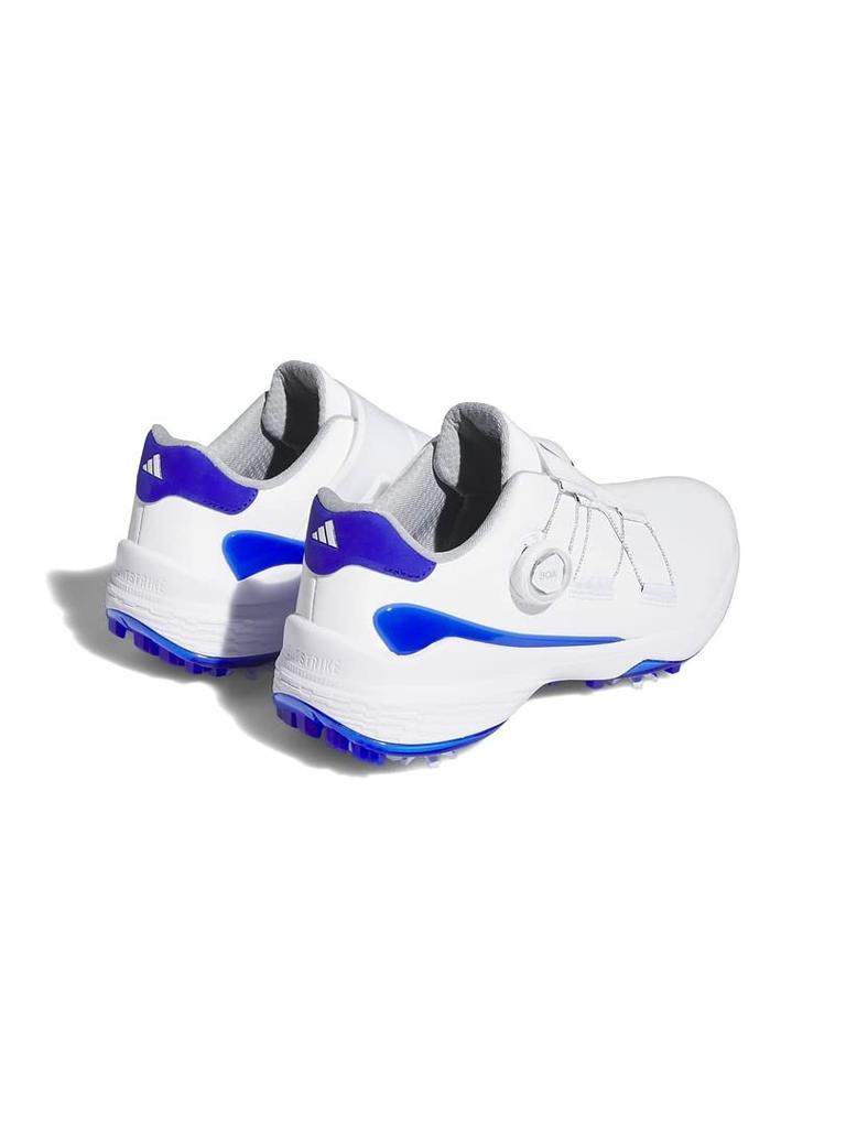 Кроссовки для гольфа ZEDG 23 Boa Footwear Metallic cm M [Adidas Golf] мужские белые/прозрачно-голубые/серебристые 28.0