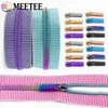 2-5 метров 5# Ленточная молния Meetee в полоску, нейлоновая, для шитья, пластиковая, на катушке, по метру, застежка-молния, аксессуары для одежды