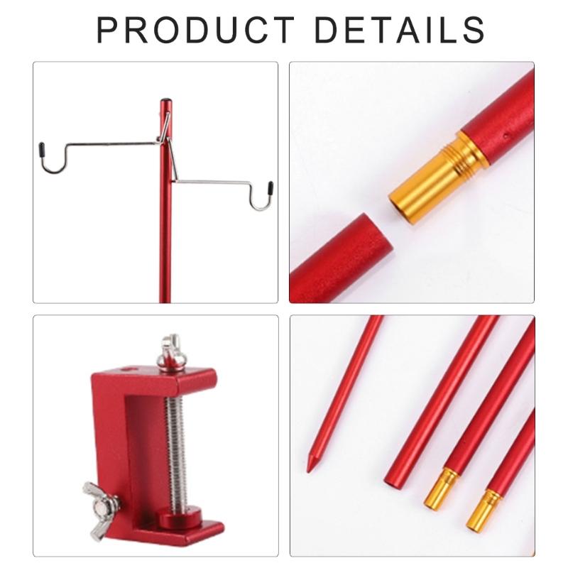 Folding Table Light Stand Camping Lamp Stand Detachable Lamp Holder Outdoor Light Holder Tent Light Stand Enduring