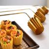 Baking Reusable Innovative Traditional Wooden Handle Pie Tee Maker Top Hats Mold Nyonya Bakeware