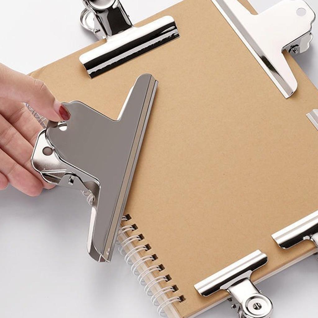 Большой зажим Bull шириной 6,3 дюйма из нержавеющей стали с сильным зажимным усилием, простой большой шарнирный зажим для 