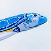 Сплав масштаб 1:1500 ANA морская черепаха раскрашенный модель самолета Airbus A380 Симуляция пассажирского самолета Модель самолета Airbus с подставкой