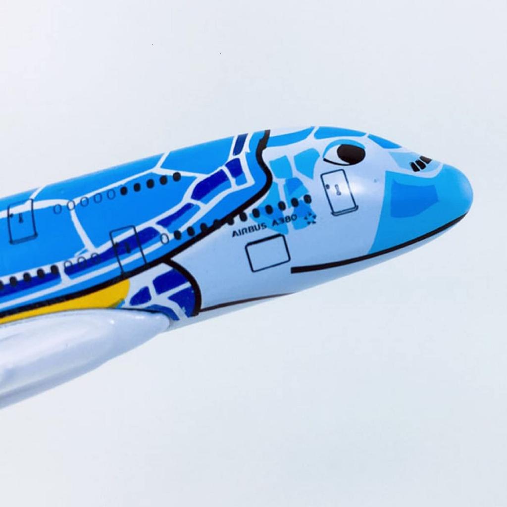 Сплав масштаб 1:1500 ANA морская черепаха раскрашенный модель самолета Airbus A380 Симуляция пассажирского самолета Модель самолета Airbus с подставкой