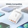 Многопортовое быстрое зарядное устройство в стиле меха для Apple и Android (Type-C и A)
