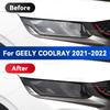 Для GEELY COOLRAY 2021 2022 Защитная пленка для фар автомобиля, черная ТПУ, пленка для тонировки передних фар, меняющая цвет, наклейки, аксессуары