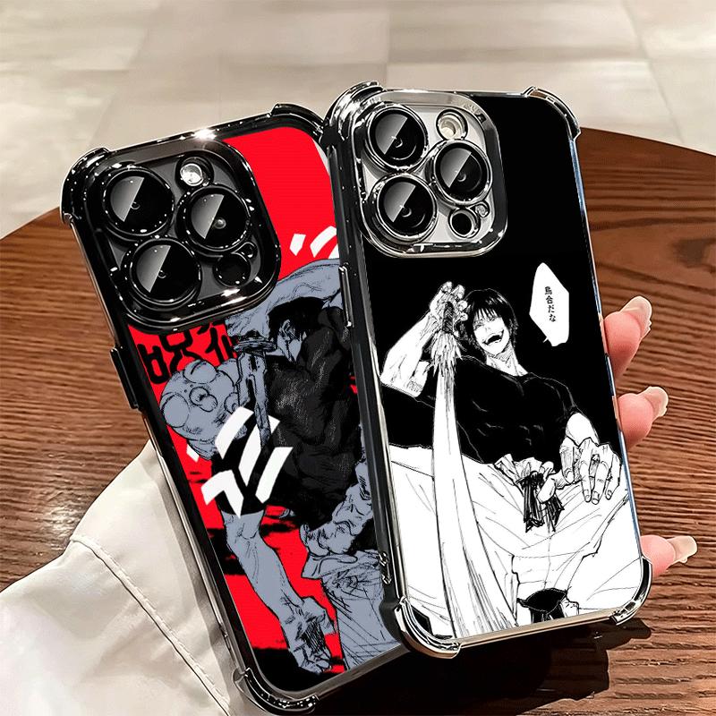 Аниме Фушигуро Тодзи JUJUSU Мягкий чехол для телефона для iPhone 15 16 17 Air 14 Pro Max 16E Plus 13 12 Mini Покрытие Защита от падения Fundas