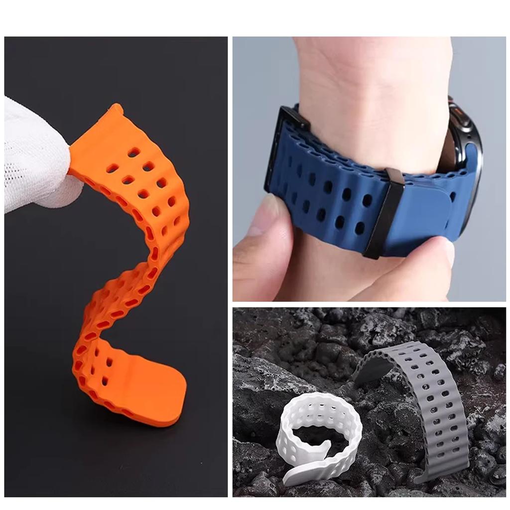 Силиконовый ремешок для Redmi Watch 5, ремешок для Redmi Watch 4, Xiaomi Mi Band 8 Pro/9 Pro, двухцветный дышащий ремешок, спортивный браслет