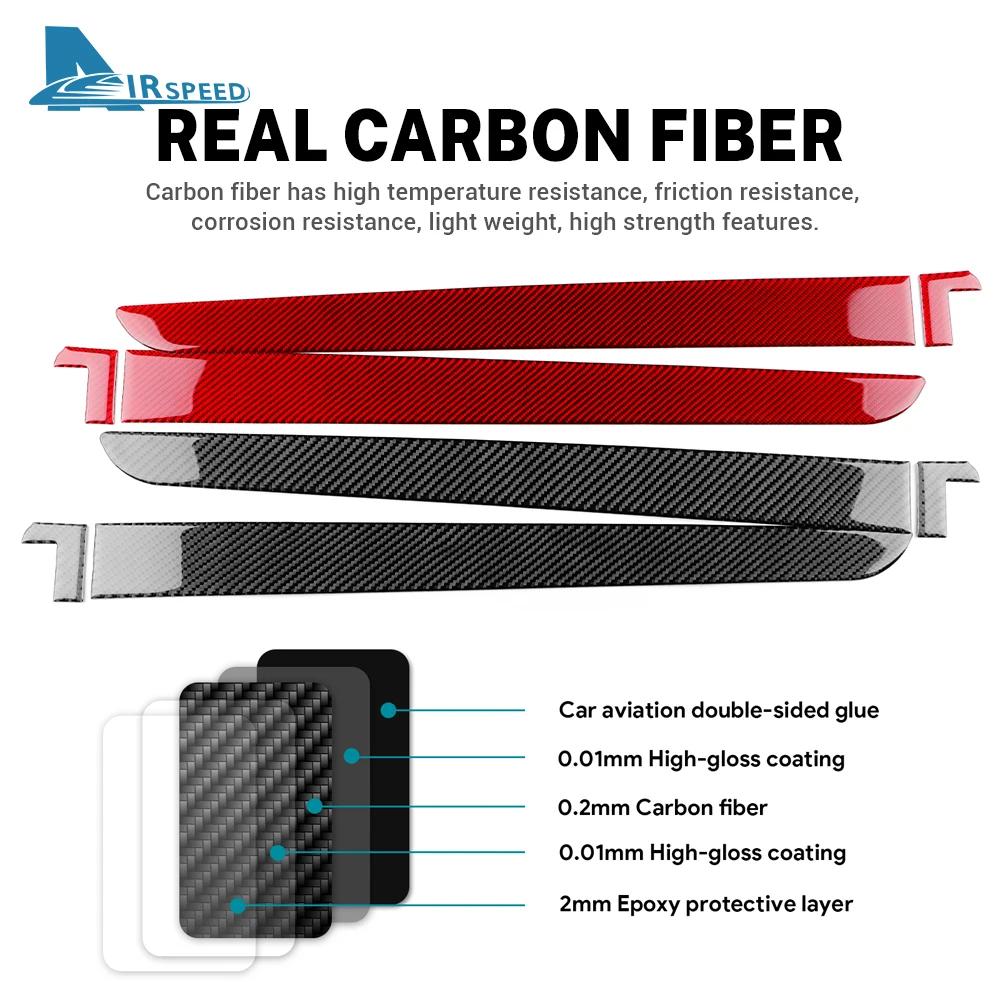 Real Soft Carbon Fiber Sticker For Vauxhall Opel Astra H MK5 2004 2005 2006 2007 2008 2009 2010 LHD RHD Car 2-Door Decor Trim