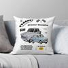Наволочка квадратная Trabant 601 Полиэстер Лен Бархатный Рисунок Молния Декор Декоративная наволочка Чехол для подушки в машину