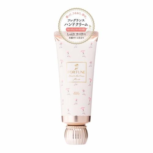 FORTUNE KOSE Fragrance Hand Cream, увлажняющий, гладкий, содержит ингредиенты для ухода за ногтями, нелипкий, аромат розы Фортуны, 60 г (х 1)