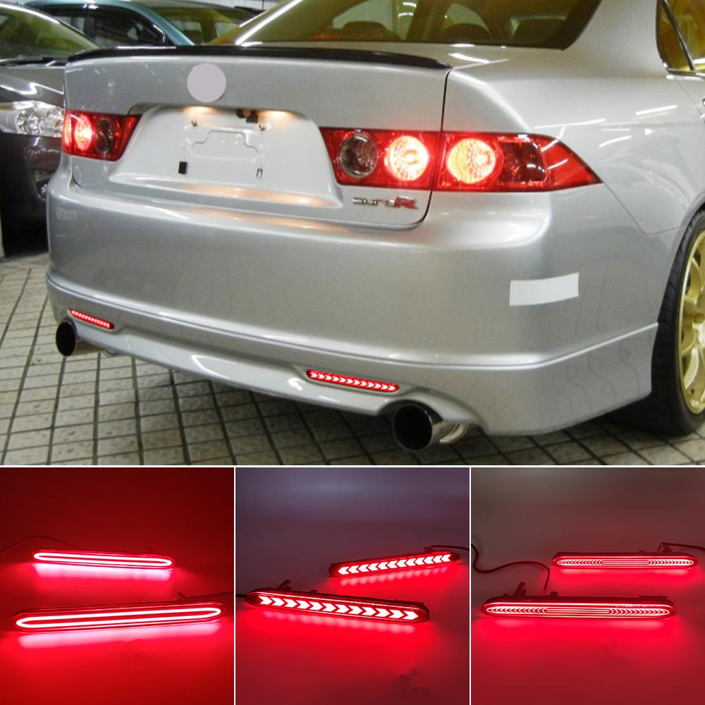 Автомобильный светодиодный отражатель заднего бампера для Honda Acura TSX для Accord Odyssey CR-V Element Стоп-сигнал Противотуманная фара