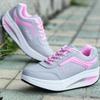 Lady Fashion Fitness Shoes Sport Breathable Shake Shoes Women Mesh Shoes Casual Platform Sneakers