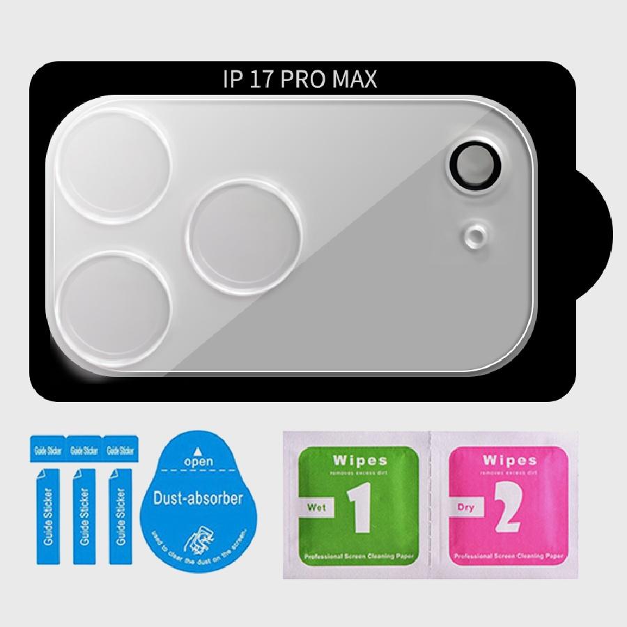 Защитное стекло для объектива камеры для моделей iPhone (Air 11-17, Pro Max) с функциями антиблика и без потерь в формате HD