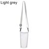 With Strap Portable Visible Bag Mug Holder Sport Water Bottle Cover Water Bottle Bag Beverage Bag Mesh Cup Pouch,1PCS