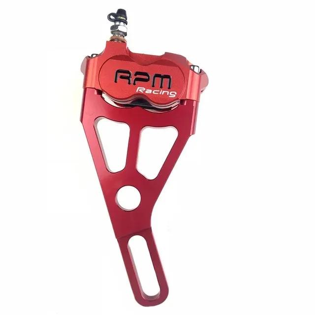 Мотоцикл скутер двойной задний тормозной суппорт дисковый тормоз насос адаптер кронштейн тормозной диск для Honda Yamaha Kawasaki Pit Dirt Bike