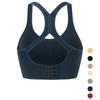 Women Sports Bra Workout Push Up Seamless Sexy Fast Dry Yoga Fitness Removeable Pads Shockproof Running Wire Free X Shape Back