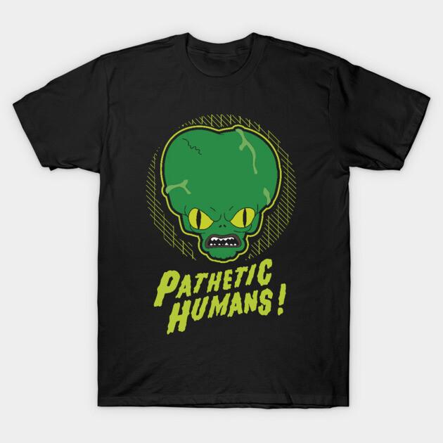 Asian Size Cotton Unisex Tshirt Print T-shirt Morbo Pathetic Humans T-shirt No-Cut Print Regular Fit