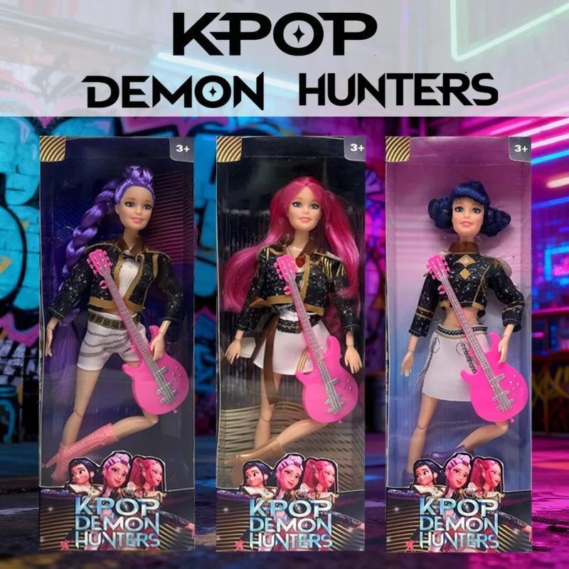 Набор коллекционных фигурок K-pop «Охотники на демонов» с тематической песней* Красочные огни Фигурки для фанатов и