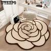 Irregular Circular Living Room Carpet Bedroom Bedside Carpet Dressing Room Study Room Swivel Chair Floor Matc