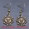 Серьги-подвески Солнце Луна Звезда Серьги-капли Для Женщин Фурнитура для Изготовления Украшений Своими Руками