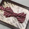 Adjustable Red Serise Bow Tie Soft Bridegroom Groomsman Cravat Men Necktie  Chinese Wedding