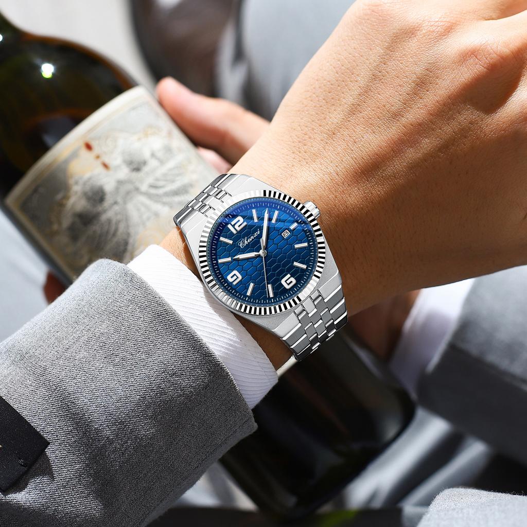 Couple Watch Luxury Quartz Watch Waterproof Watch Lover Gift Night Light Classic Date Week Clock His Her Watch