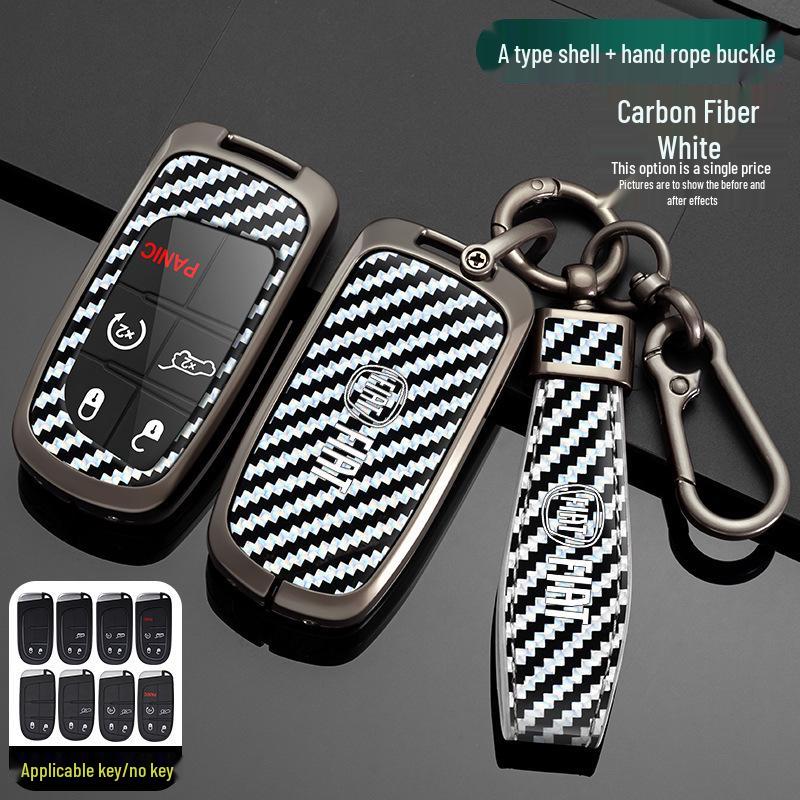 Чехол для ключа Fiat Viaggio & Feiyue - Металлическая защитная накладка