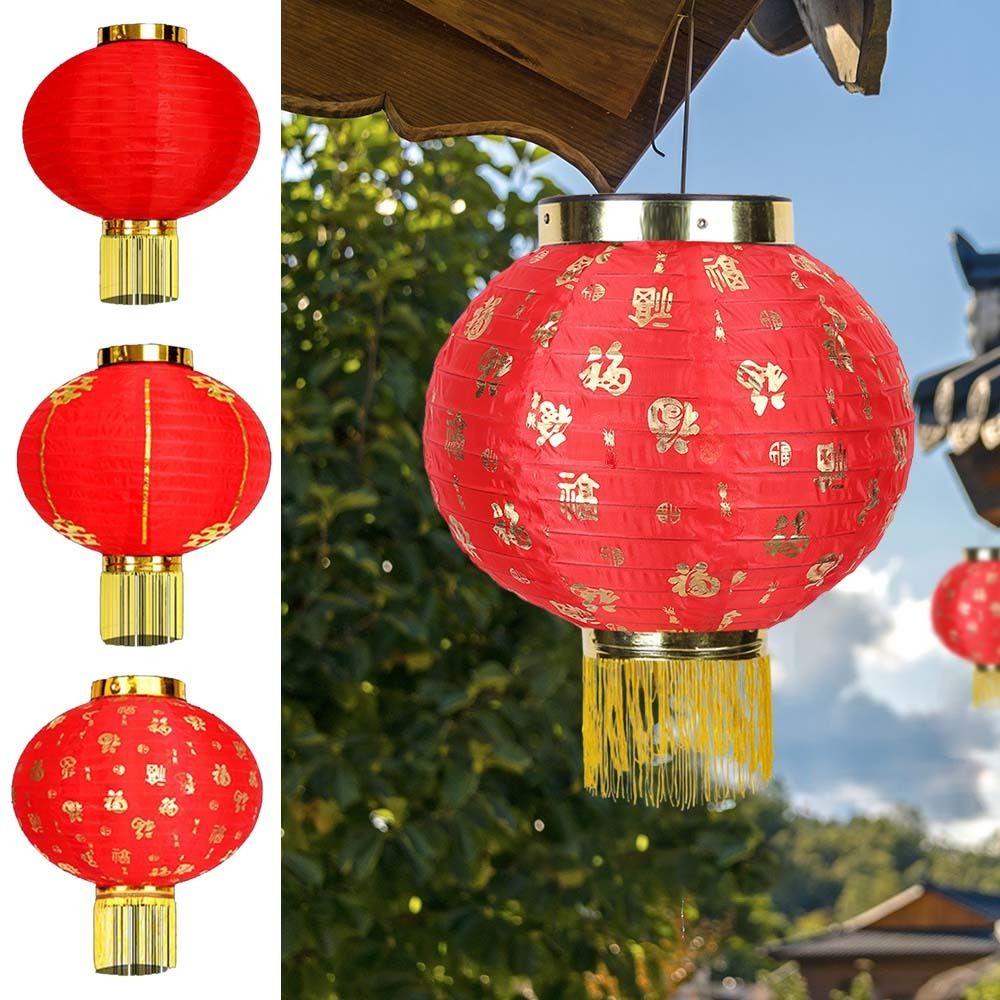 Handmade Festive Lantern Round Traditional Lantern Portable Chinese Lantern Party Supplies