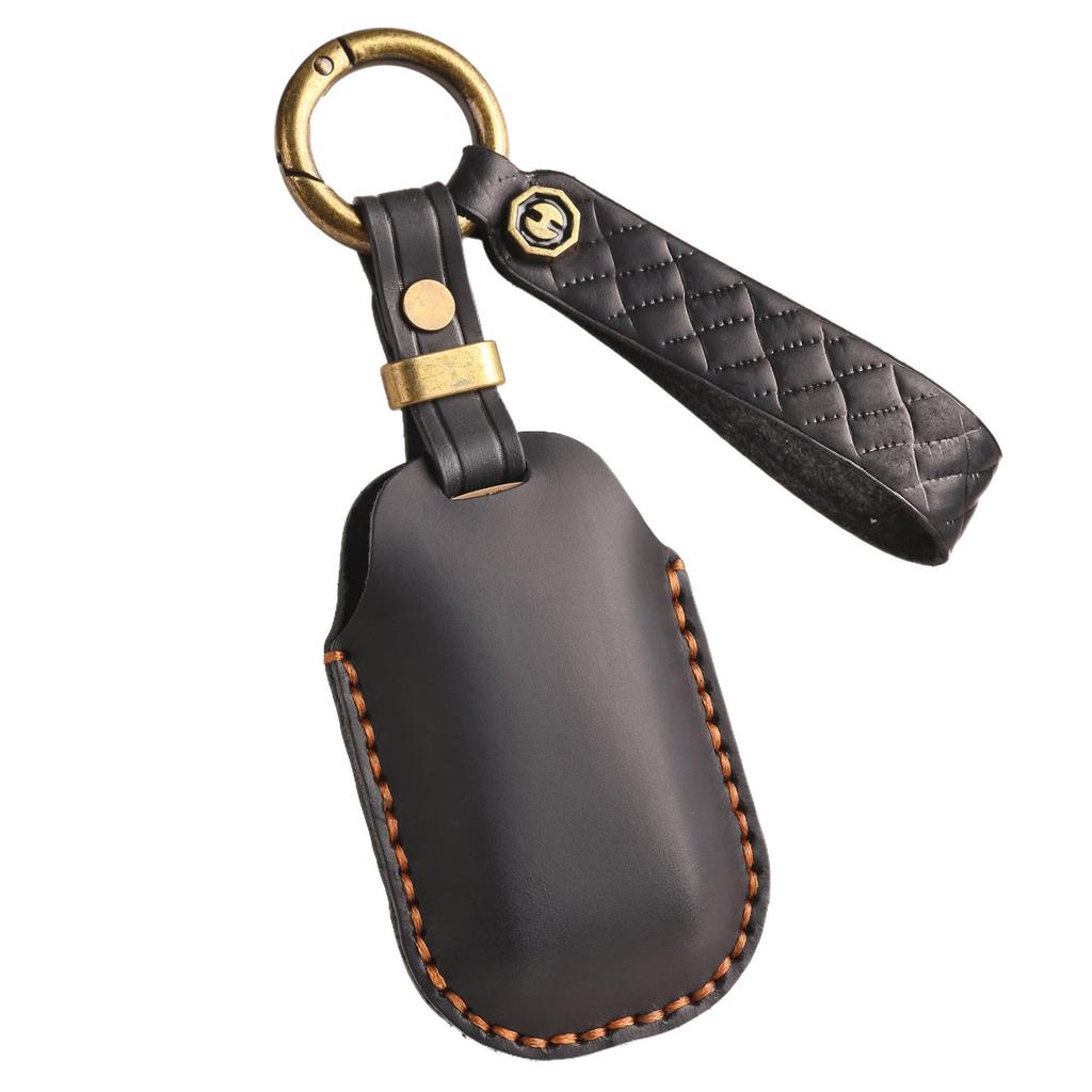 Ретро Чехол для ключей из натуральной кожи ручной работы для Honda Accord/Civic