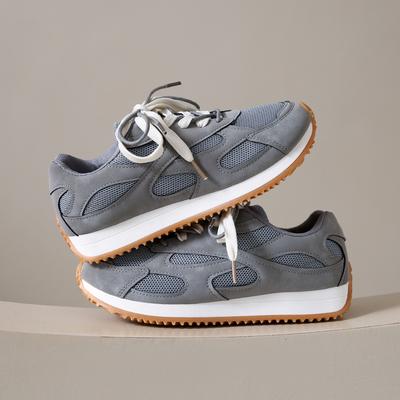 Модные женские повседневные кроссовки Дышащие Нескользящие Теннисные Туфли для Ходьбы Новые Кожаные Замшевые Балетки Женская Модная Спортивная Обувь