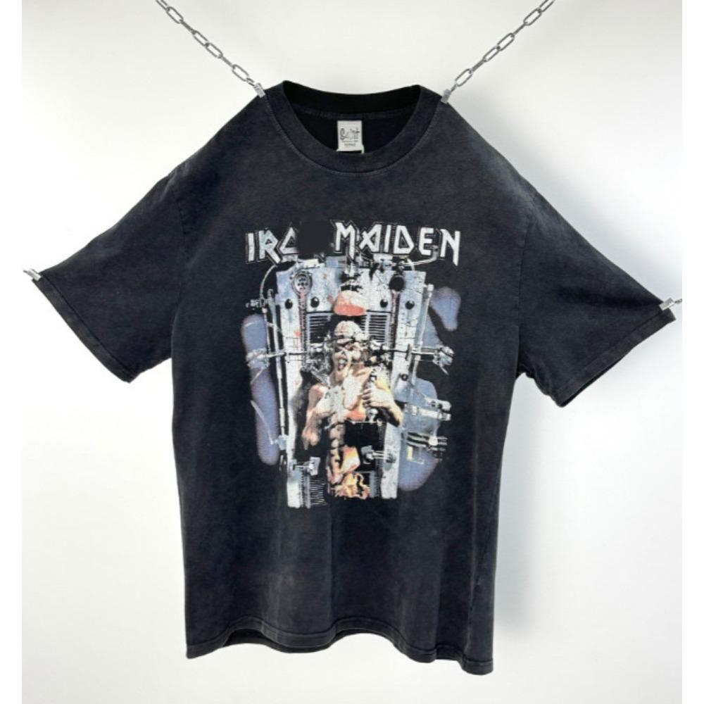 ZYLLO Мода Графический Принт Уличная Одежда Оверсайз HighStreet Винтажная Футболка Топы Y2k Ретро Футболка