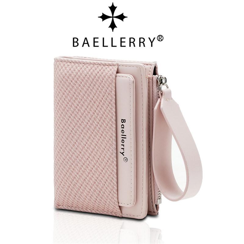 Baellerry Модный Дизайн Короткие Кошельки для Женщин Мужчин Повседневный Классический Складной Кошелек на Молнии Кошелек для Денег
