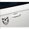 Разноцветные мультяшные водонепроницаемые автомобильные внешние украшения 3D лазерные наклейки с черепом для автомобиля