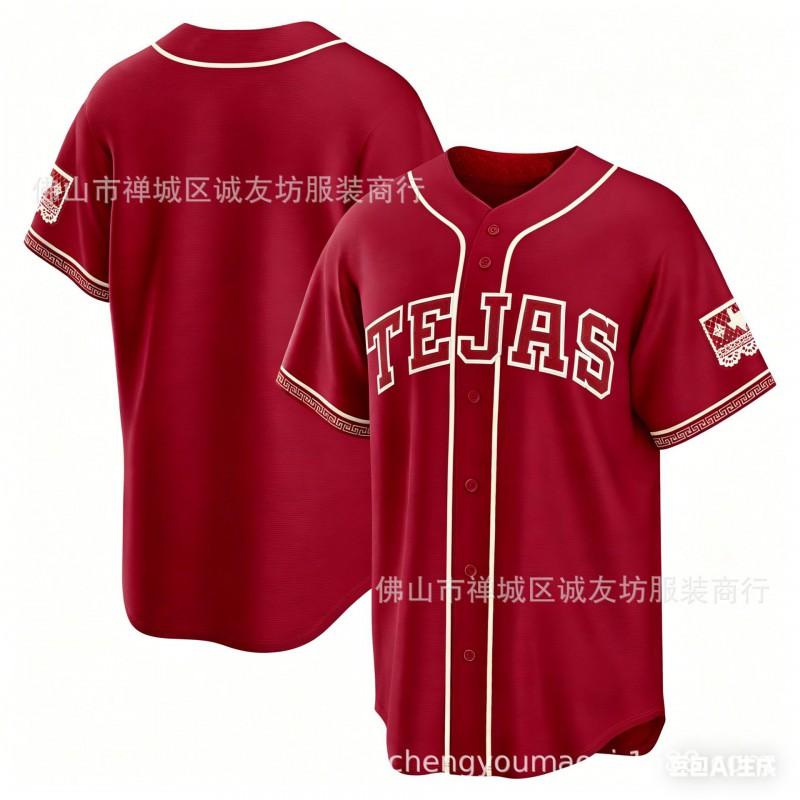 Baseball Jersey Rangers 5 34 48 Red City Edition Seager Adult Team Sports Uniform