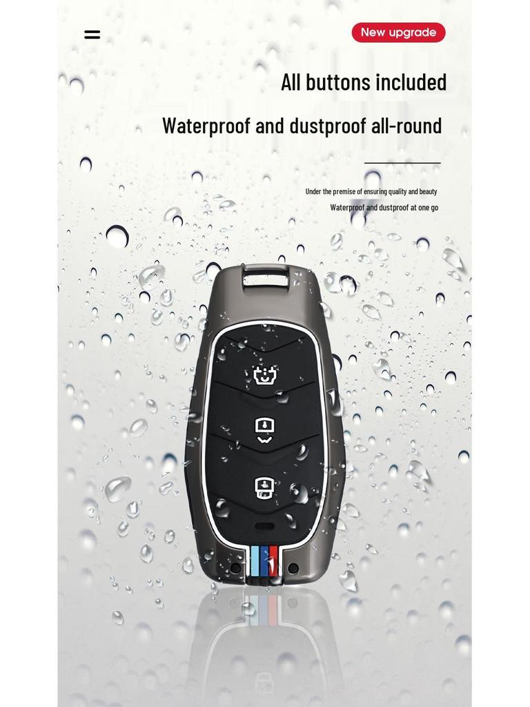 Элегантный чехол для ключа Dongfeng Fengguang 580 2022 для женщин – Премиальный защитный чехол со стильными пряжками-украшениями