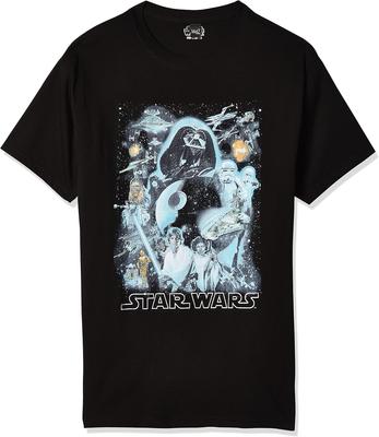 Мужская футболка Star Wars Галактика Звезд с графическим принтом