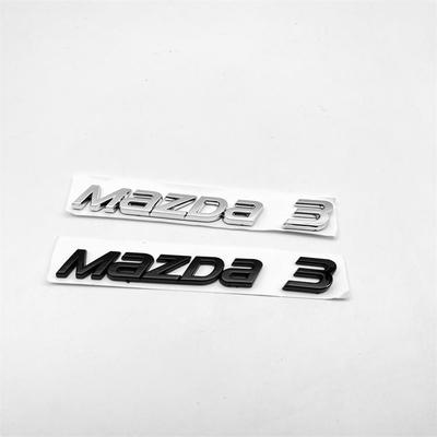 Совместимые наклейки на автомобиль Mazda 3 с логотипом MAZDA3 и надписью на багажнике.