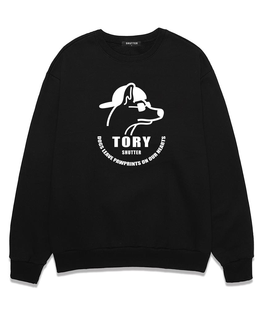Свитшот SHIRTER с логотипом Tory (Sls018) Меланж серый