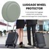 8 шт. силиконовые бесшумные чехлы на колеса багажа, мягкие гибкие износостойкие шумопоглощающие защитные чехлы на колеса чемодана