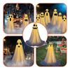 Festival Lighted Ghost Sculpture Light Up Ghost Decor Garden Patio Yard Decor