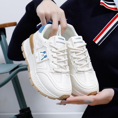 Платформа Папа Обувь Весна Новые Уличные Snap Студент Бег Кроссовки Высота Увеличивающие Досуг