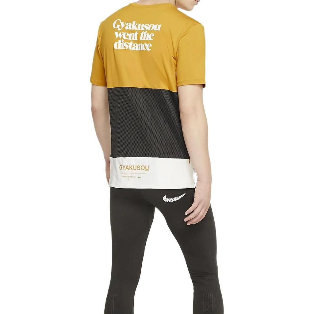 Nike Футболки Унисекс Желтые С Круглым Вырезом Средней Посадки Прямой Крой CD7112-793