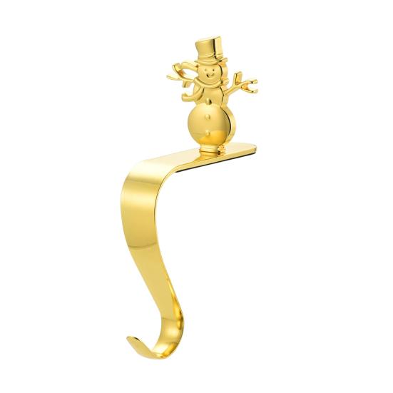 Рождественский крючок для чулка Нескользящий металлический держатель для чулка Олень Снежинка Снеговик Дерево Каминный крючок для подвешивания рождественских украшений Венков Украшение для вечеринки