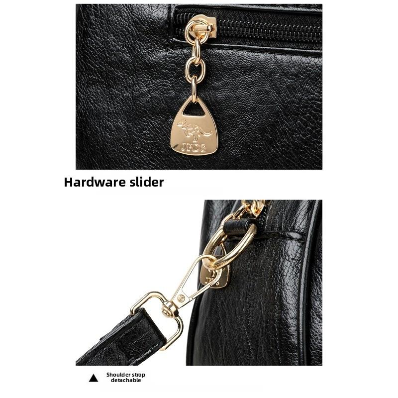 Женская сумка с текстурированной кожей и ручкой сверху, стильная сумка через плечо